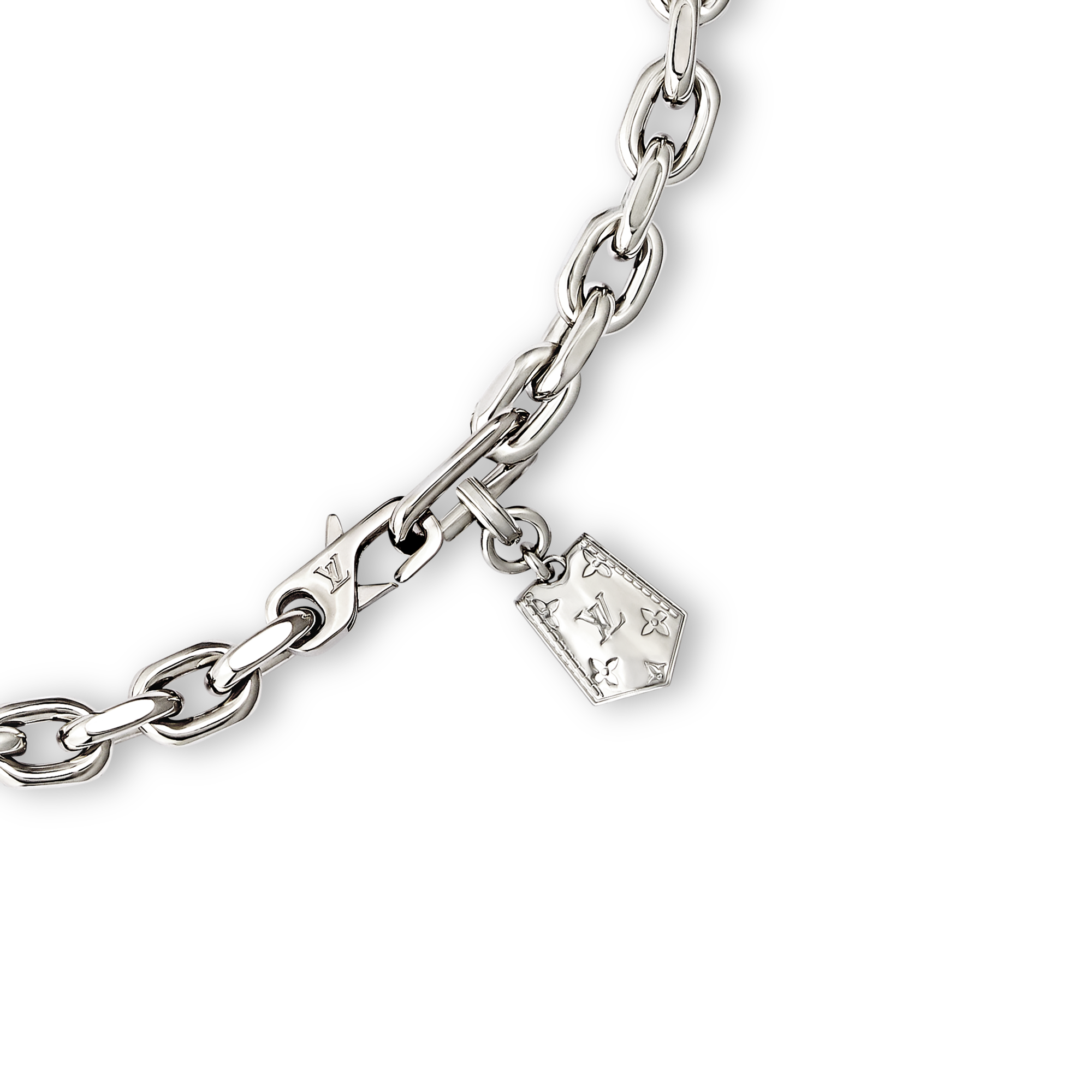 LV Monogram Lovers Chain Necklace S00 - Men - Fashion Jewelry